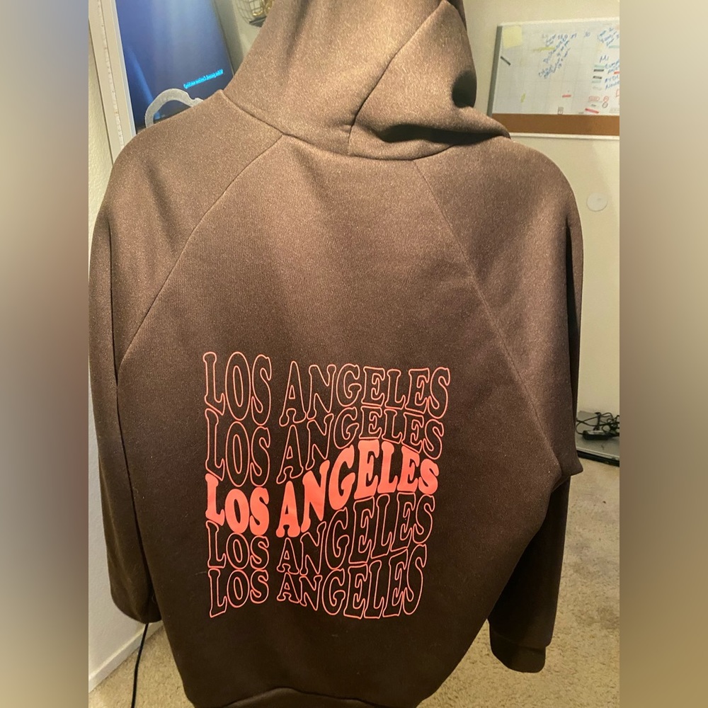 Brown  LA hoodie